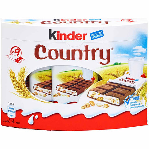Kinder Country Schokoriegel, 9er