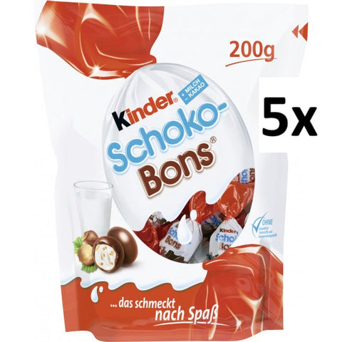 Kinder Schokobons Schoko-Bons im Vorteilspack, 5x200g
