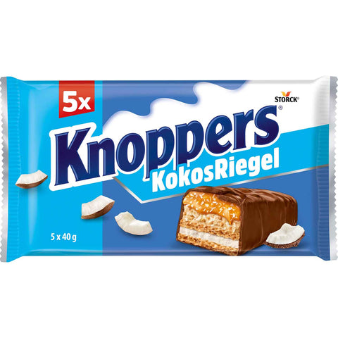 Knoppers Kokos Riegel, 5 Stück
