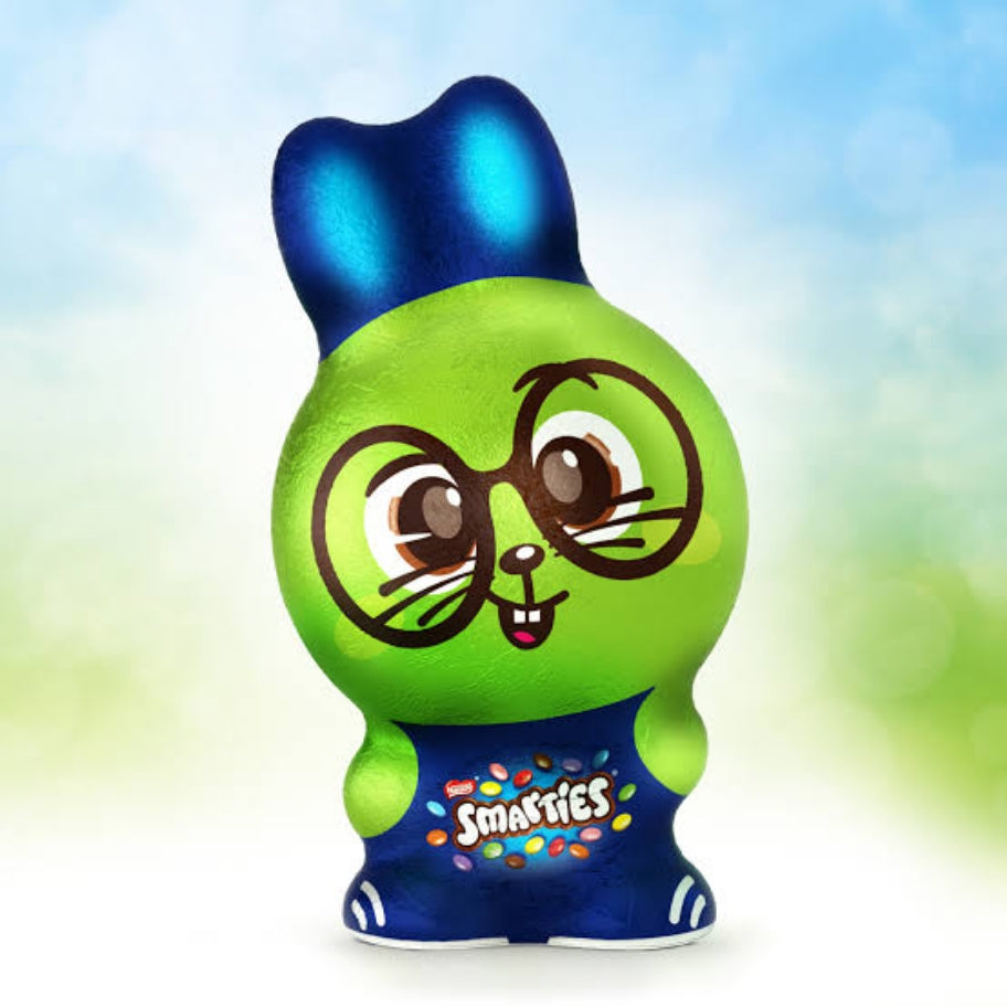 Smarties Bunny, grosse Schokohasen gefüllt mit bunten Smarties, 94g ... Smarties Bunny, grosse Schokohasen gefüllt mit bunten Smarties, 94g ...