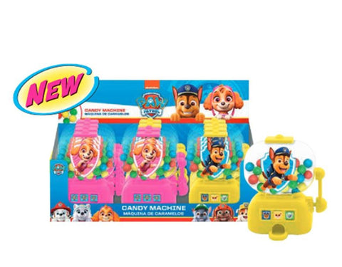 Paw Patrol Candy Gumball Machine - mini machine à chewing-gum avec chewing-gum et fonction, 30g