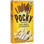 Pocky Chocolate Banana - chocolate cookie dough sticks with chocolate & banana flavor, 42g