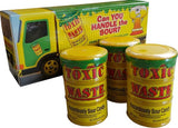 Rifiuti tossici confezione da 3 camion a tamburo giallo stile camion - caramelle extra acide e fruttate vari gusti, 3x42g