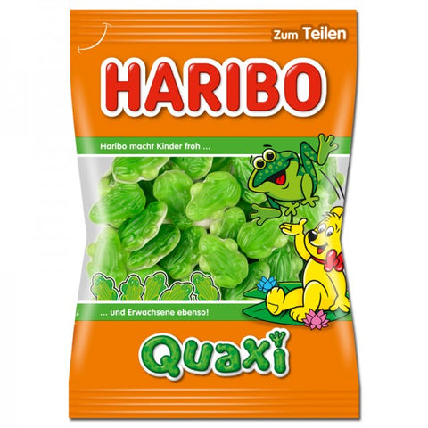 Haribo Quaxi Frogs, fruit gum with foam sugar, 175g
