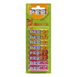PEZ candies blister pack - refill pack fruity candies veggie various varieties, 8 pieces