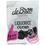De Bron Liquorice Coins sugar free, 100g MHD 11/24