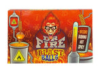 Dott. Fire Blast Balls Theatre Box caramelle calde estreme - gomma da masticare con ripieno a caldo, 90 g