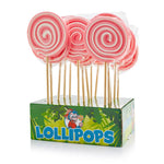 Felko Lolly Spiral Pop Pink - sucette XL rose au goût de fruit, 80g