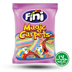 Fini Magic Carpets Halal - knallbunte gezuckerte Fruchtgummi-Streifen, 75g