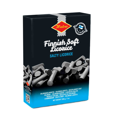 Halva Lakritz Salmiak Box, 200g