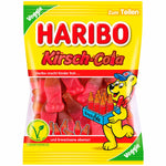 Haribo Kirsch-Cola - Fruchtgummi-Flaschen mit Kirsch-Cola-Geschmack, veggie, 175g