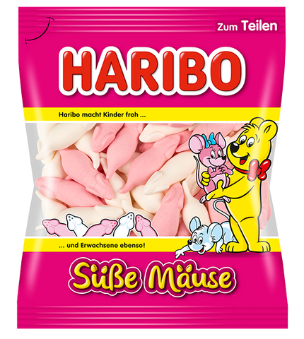 Haribo Süsse Mäuse - Schaumzucker, 175g