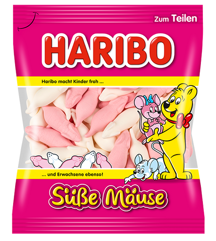 Haribo Sweet Mice - sucre mousse, 175g