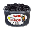 Haribo Rotella Lakritz Schnecken (JoJo's) - lecker würzige Lakritz-Schnüre, 150 Stück