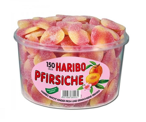 Haribo sour peaches, 150 pieces