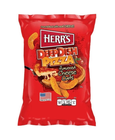 Herrs Deep Dish Pizza Cheese Curls, 198g