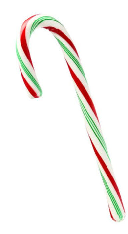 Candy cane candy cane red-white-green, 12g