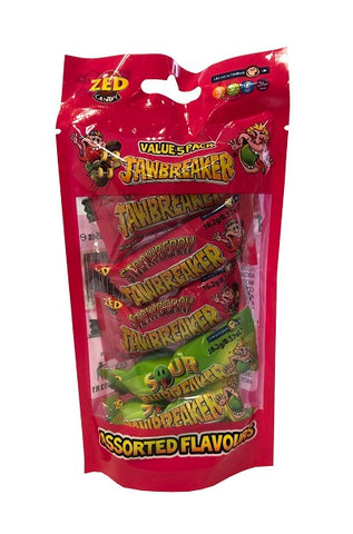 Zed Jawbreakers Value 5-pack, candies with chewing gum, 82.5g