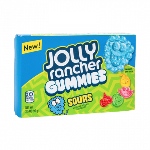 Jolly Rancher Gummies Sours, 99g MHD 3/23