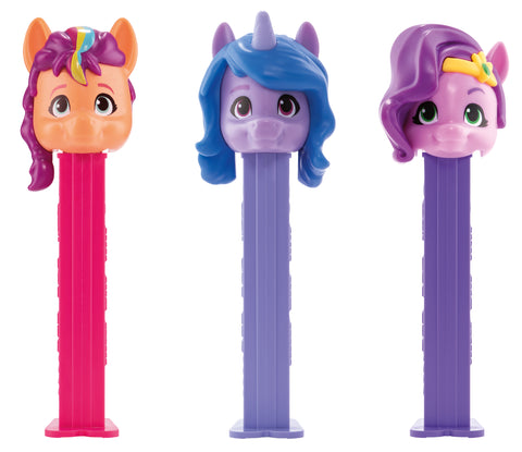 Pez dispenser My little Pony different characters, including 2x PEZ candies, 2x 8.5g