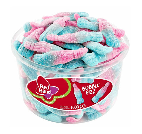 Red Band Bubble Fizz sour, 100 pièces - 1000g