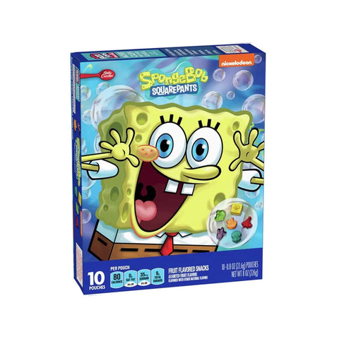 Sponge Bob Fruit Snacks Fruchtgummi, 226 gr. MHD 09/23