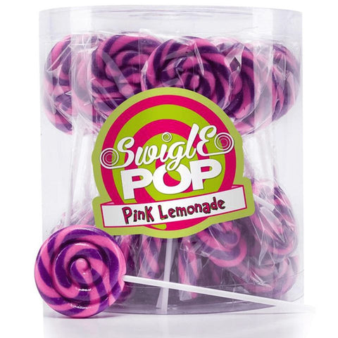 Swigle Pop Lollies 50 morceaux de différentes variétés, 12 g chacun