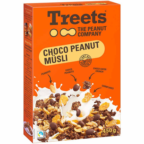Treets Müsli Al Cioccolato E Arachidi, 450g