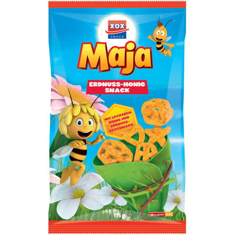 XOX Maya the Bee Peanut Honey Snack, 150g