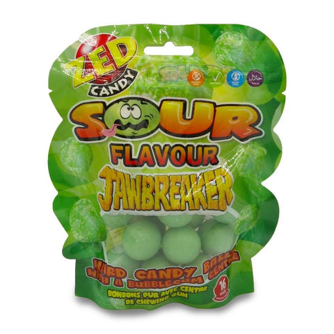 ZED Candy Sour Jawbreakers, 132g