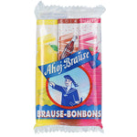 Ahoj Brause-Bonbons - leckere Bonbon-Stangen mit Zitronen-, Himbeer- und Cola-Geschmack, 69g