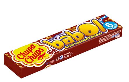 Chupa Chups Big Babol - deliciously scented and deliciously fruity chewing gum in various flavors, 27.6g