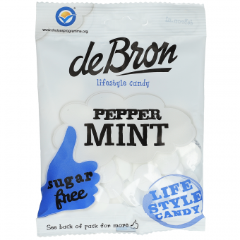 De Bron Peppermint sugar free, 80g