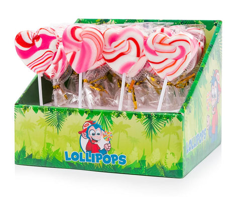 Felko Lollipops Sweetheart - mini lecca lecca fruttato a forma di cuore, 20 g