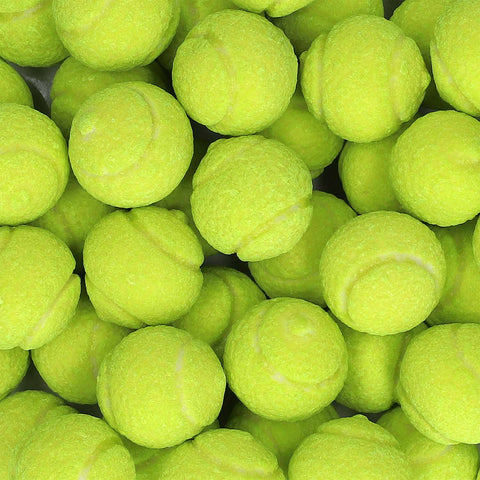 Fini Tennis Balls grosse Kaugummi-Kugeln XL mit Zitronengeschmack, 1000g