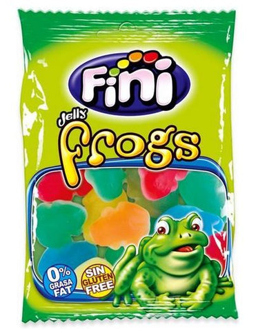 Fini Jelly Frogs - Halal foam sugar fruit gum, 75g