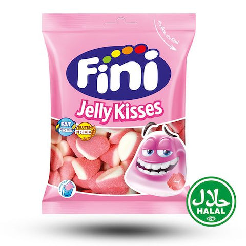Fini Jelly Strawberry Kisses Halal, 75g