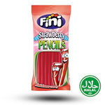 Crayons de fraise fin caoutchouc de fruits halal, 75g