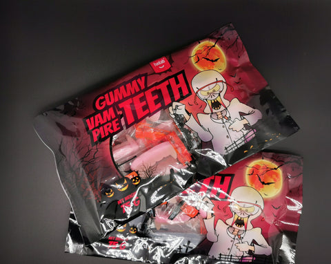 Funlab Gummy Vampire Teeth - Halloween Vampirzähne, 75g