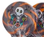 Felko Lolly Spiral Pop - Sucette XL fruitée spéciale Halloween, 80g