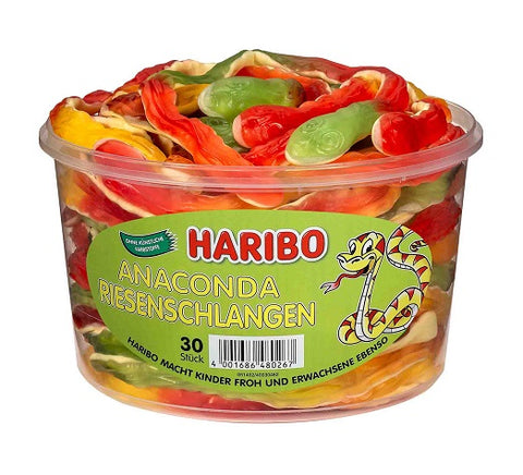Haribo Anaconda giant snakes, 30 pieces