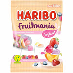 Haribo Fruitmania vari tipi di yogurt, frutti di bosco, limone - gomma da masticare vegetariana, 160g