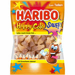 Haribo Happy Cola sour - sweetened cola bottle fruit gum with cola-lemon flavor, 175g