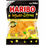 Haribo Ginger-Lemon - fruity, spicy, sugared fruit gum with a ginger kick, 160g