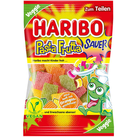 Haribo Pasta Frutta Sour - fruit gum, 160g
