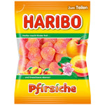 Haribo Pfirsiche - leckeres, weiches, gezuckertes Fruchtgummi mit Pfirsich-Geschmack, 175g