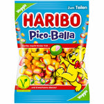 Haribo Pico Balla veggie - confiserie de gomme aux fruits fruités avec des variantes de saveurs spéciales, 160g