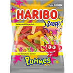 Patatine fritte Haribo, gomme da masticare alla frutta con zucchero acido, 175 g