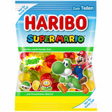 Haribo Super Mario - fruchtige und saure Fruchtgummi-Schaumzucker Varianten im Nintendo-Style, diverse Sorten, 175g