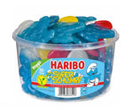 Haribo super smurf fruit rubber, 30 pieces